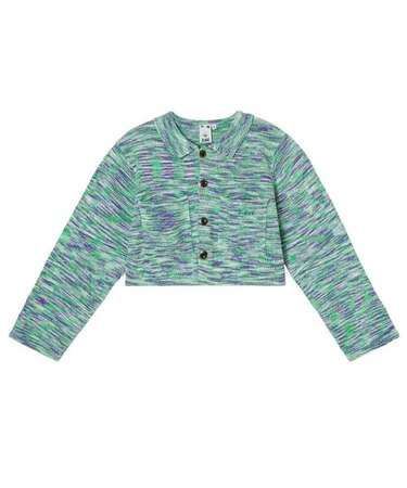 MELANGE KNIT CARDIGAN