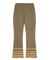 PARTIAL STRIPE KNIT PANTS