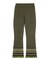 PARTIAL STRIPE KNIT PANTS