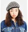 STRIPED KNIT BERET