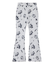 HANDWRITTEN FLOWER JERSEY FLARE PANTS