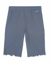 SHIRRED CREPE LEGGINGS