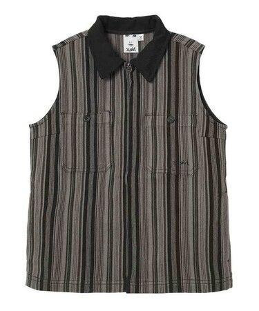 MULTI STRIPE SLEEVELESS SHIRT