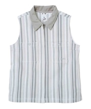 MULTI STRIPE SLEEVELESS SHIRT