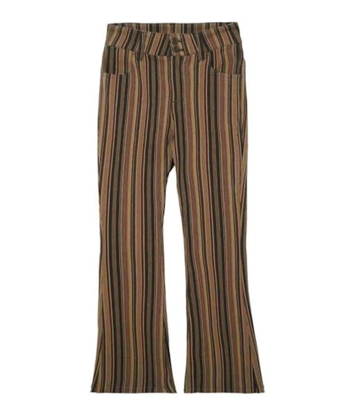 MULTI STRIPE FLARE PANTS