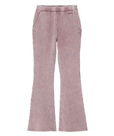 WIDE RIB FLARE PANTS