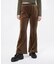 VELOUR FLARE PANTS