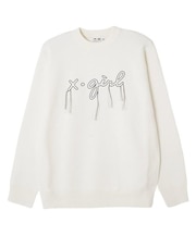 DROP STITCH LOGO KNIT TOP