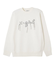 DROP STITCH LOGO KNIT TOP