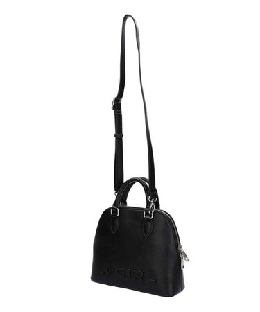 FAUX LEATHER 2WAY BOSTON BAG