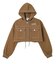 CROPPED HOODED SHIRT