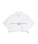 DRAWSTRING CROPPED ANORAK TOP