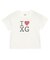 I LOVE XG LOGO S/S BABY TEE