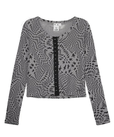 DISTORTED STARS COMAPCT CARDIGAN