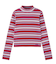 STRIPED HIGH NECK TOP
