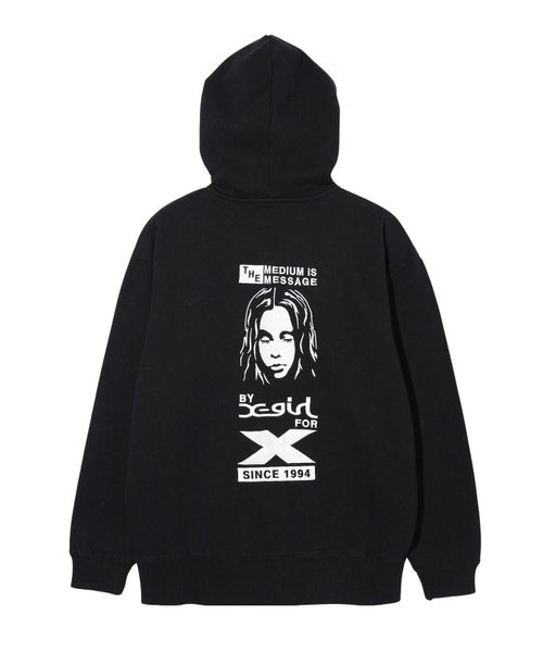 BY X-GIRL FOR X ZIP UP SWEAT HOODIE｜エックスガールの通販