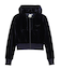 VELOUR ZIP UP HOODIE