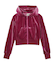 VELOUR ZIP UP HOODIE