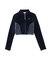 VELOUR HALF ZIP TOP