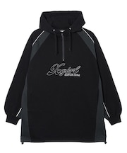 PANELED SWEAT ANORAK DRESS