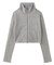 DOUBLE ZIP UP COMPACT CARDIGAN