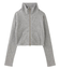 DOUBLE ZIP UP COMPACT CARDIGAN