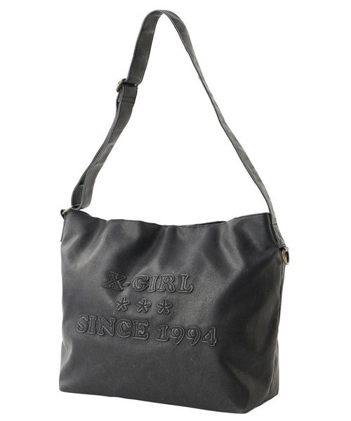早い者勝ち X-girl PATCHED LOGO FAUX LEATHER SHOULDER BAG PATCHED LOGO FAUX LEATHER SHOULDER BAG｜エックスガールの通販