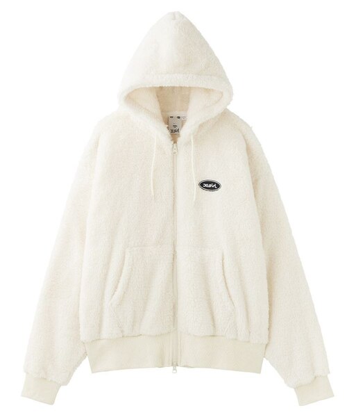 完売品シェリエsheller BIG double zip hoodie 白 sheller BIG 完売品シェリエsheller BIG double zip hoodie 白 sheller BIG