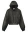 DISTRESSED COMPACT SWEAT HOODIE