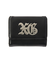 OLD ENGLISH LOGO BUCKLE FAUX LEATHER MINI WALLET