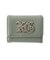 OLD ENGLISH LOGO BUCKLE FAUX LEATHER MINI WALLET
