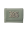 OLD ENGLISH LOGO BUCKLE FAUX LEATHER MINI WALLET