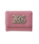 OLD ENGLISH LOGO BUCKLE FAUX LEATHER MINI WALLET