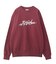 METALLIC DISTORTION LOGO SWEAT TOP