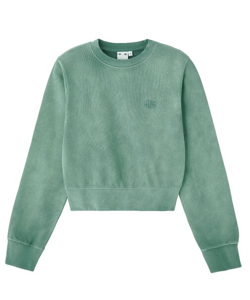 OVAL LOGO FADED SWEAT TOP