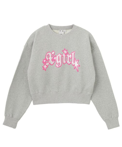 OVERLAPPED LOGO COMPACT SWEAT TOP