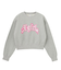 OVERLAPPED LOGO COMPACT SWEAT TOP