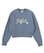 OVERLAPPED LOGO COMPACT SWEAT TOP
