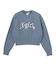 OVERLAPPED LOGO COMPACT SWEAT TOP
