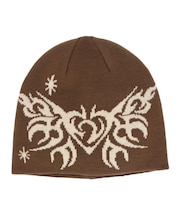 TRIBAL BUTTERFLY JACQUARD BEANIE