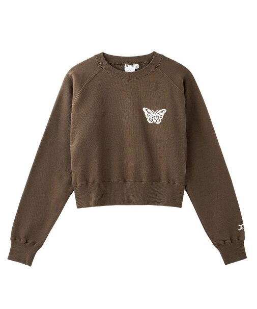 BUTTERFLY RAGLAN COMPACT SWEAT TOP