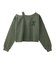 FADED X PATCH LAYERED SHOULDER SWEAT TOP