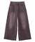 LOW RISE OVERDYED DENIM PANTS