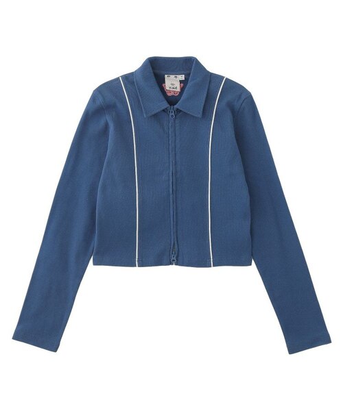 ONE POINT BUTTERFLY ZIP UP TOP｜エックスガールの通販｜&mall