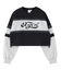 CHEERFUL LOGO CROPPED SWEAT TOP