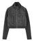 RIB SLEEVE DENIM JACKET