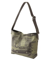 PHOTOGRAPHY FAUX LEATHER SHOULDER BAG