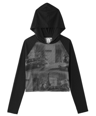PHOTOGRAPHY COMPACT MESH HOODIE