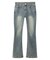 LOW RISE FLARE SKINNY DENIM PANTS