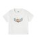 HEART WING SHINY LOGO S/S CROPPED TEE